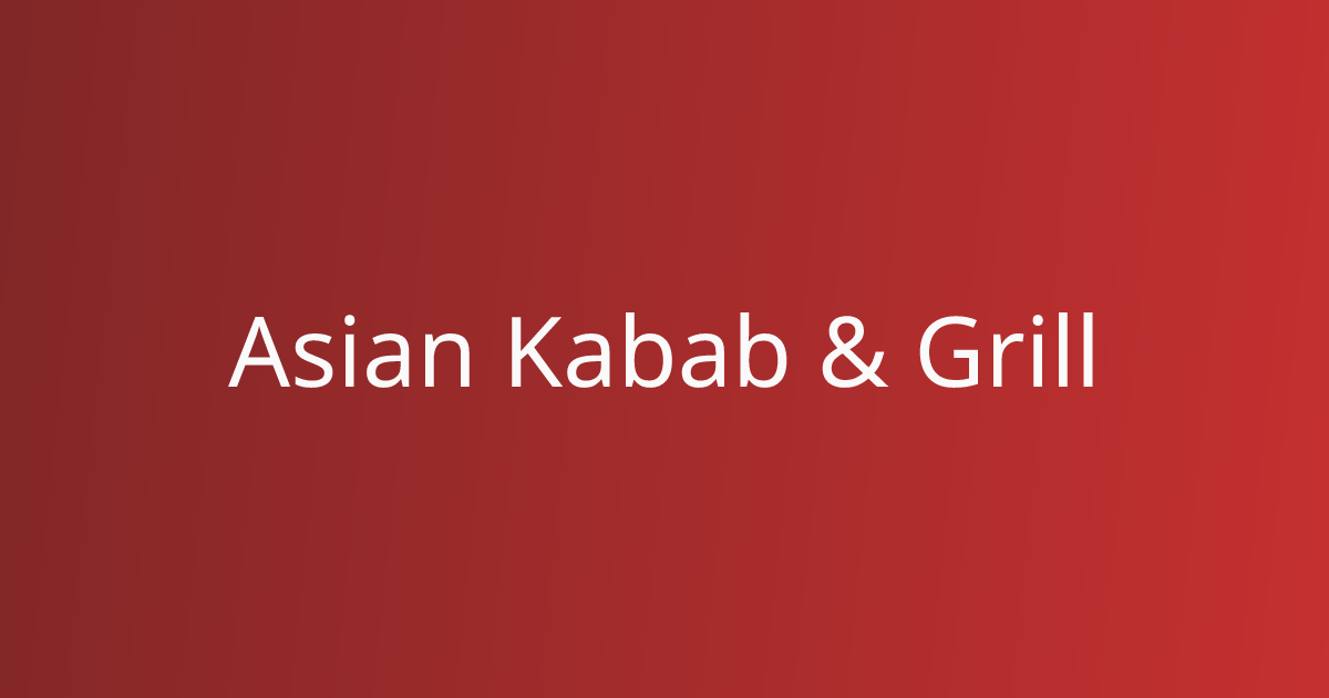 Asian Kabab and Grill