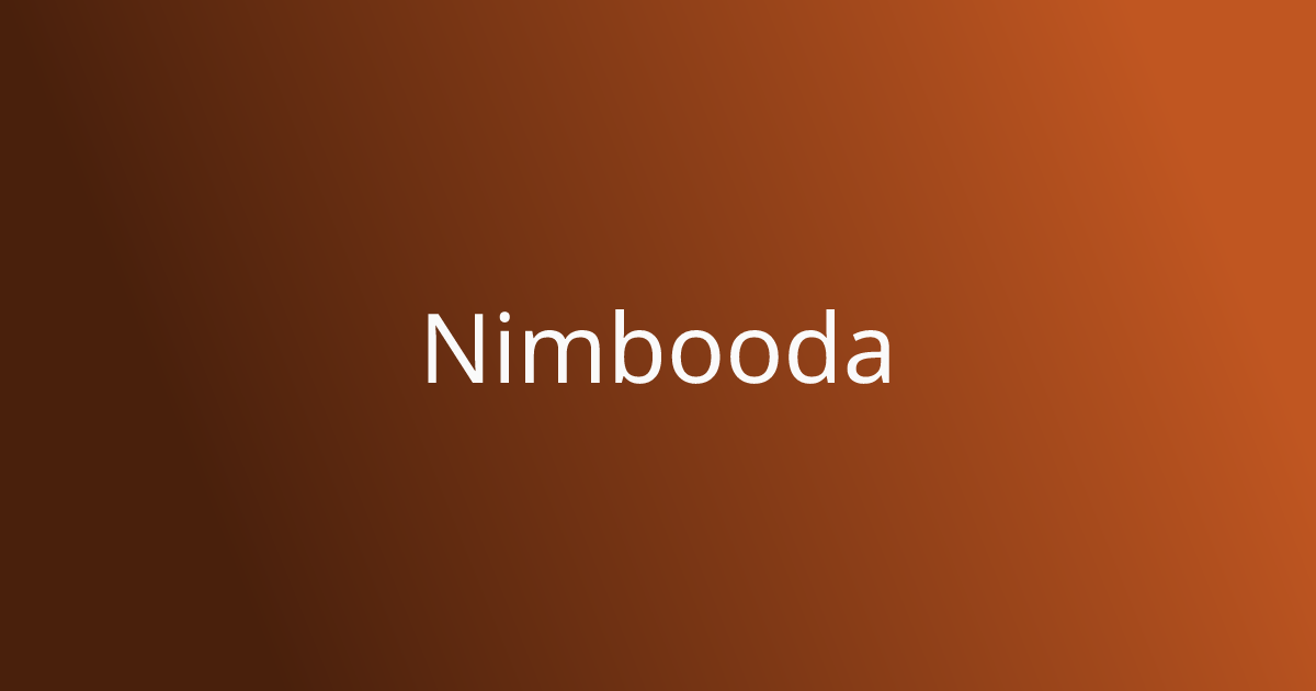 Nimbooda